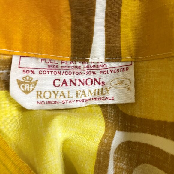 Vintage 70s sheet and two pillowcases full double / Royal Canon Roman Holiday - Picture 5 of 10